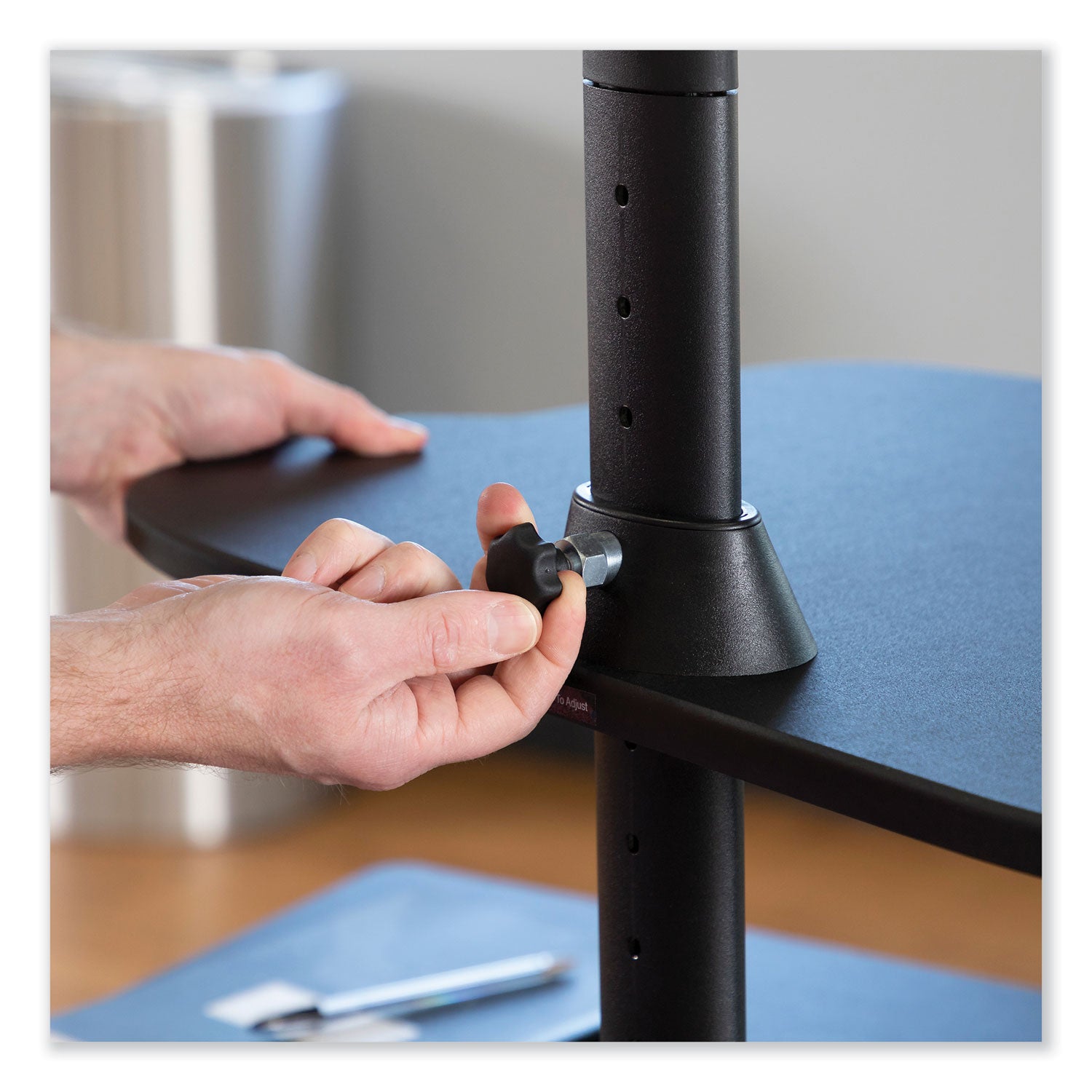 Laptop Stand Height Adj. Blk