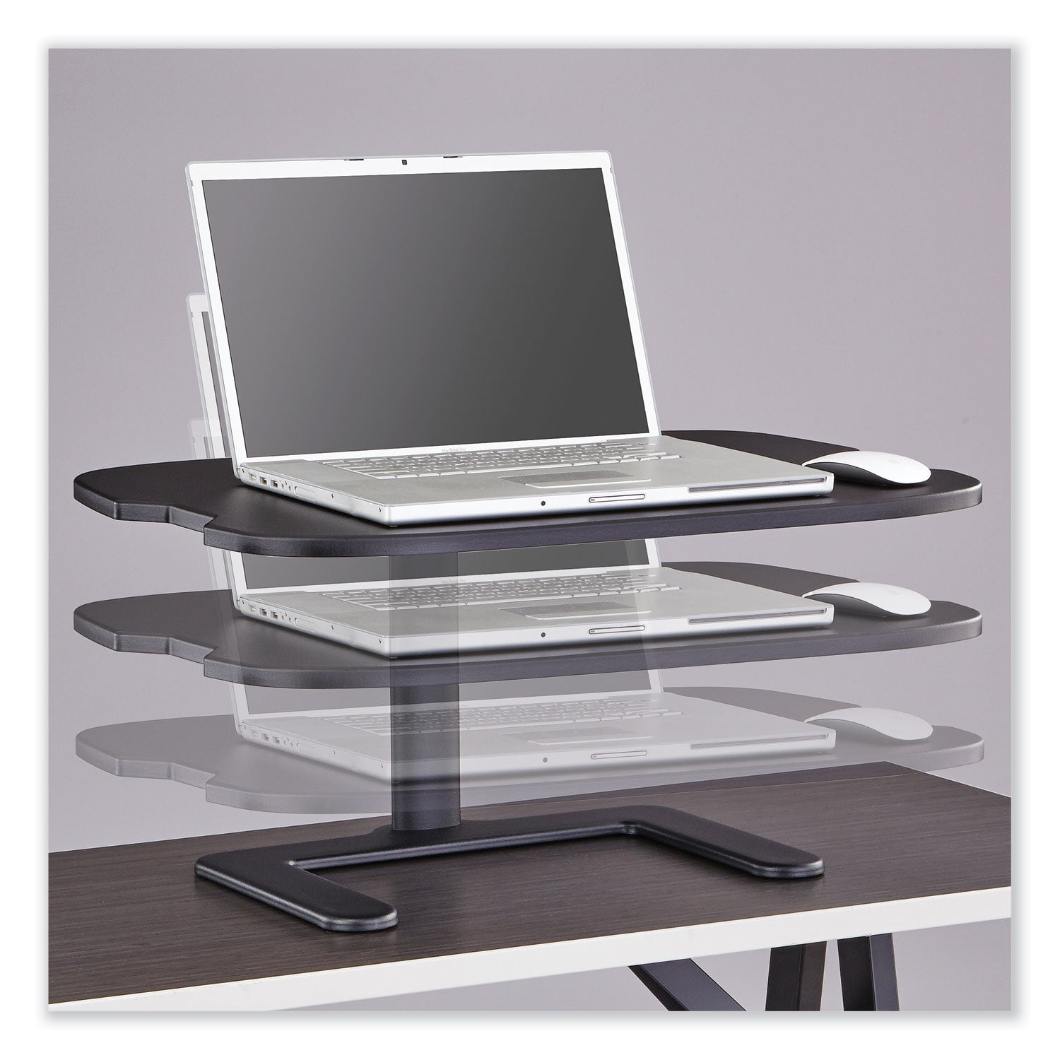Laptop Stand Height Adj. Blk