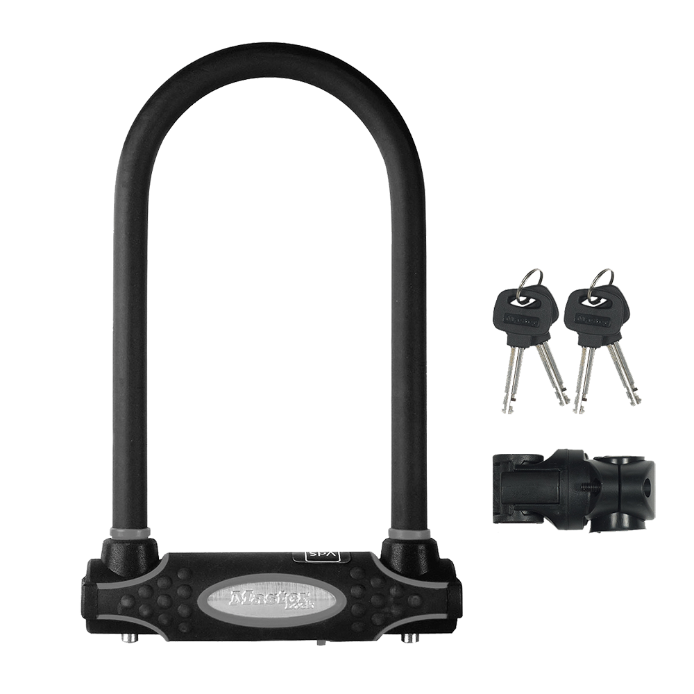 6in (15cm) Wide Hardened Steel U-Lock with 8-1/4in (21cm) Shackle Clearance