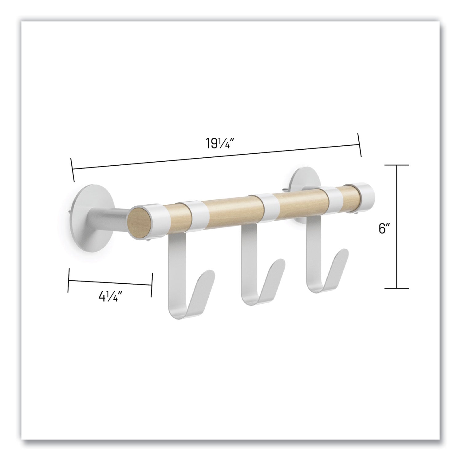 Resi Coat Wall Rack 3 Hook
