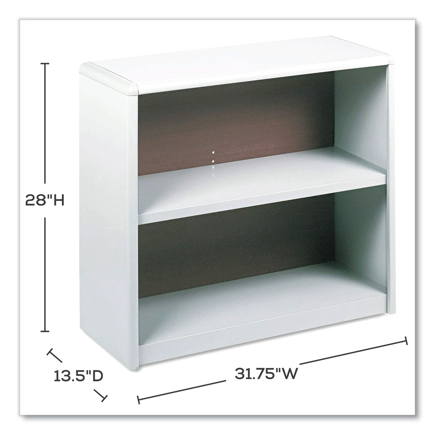 Bookcse Valuemate 2 Shelf Gry