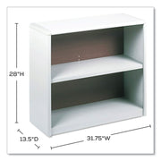 Bookcse Valuemate 2 Shelf Gry