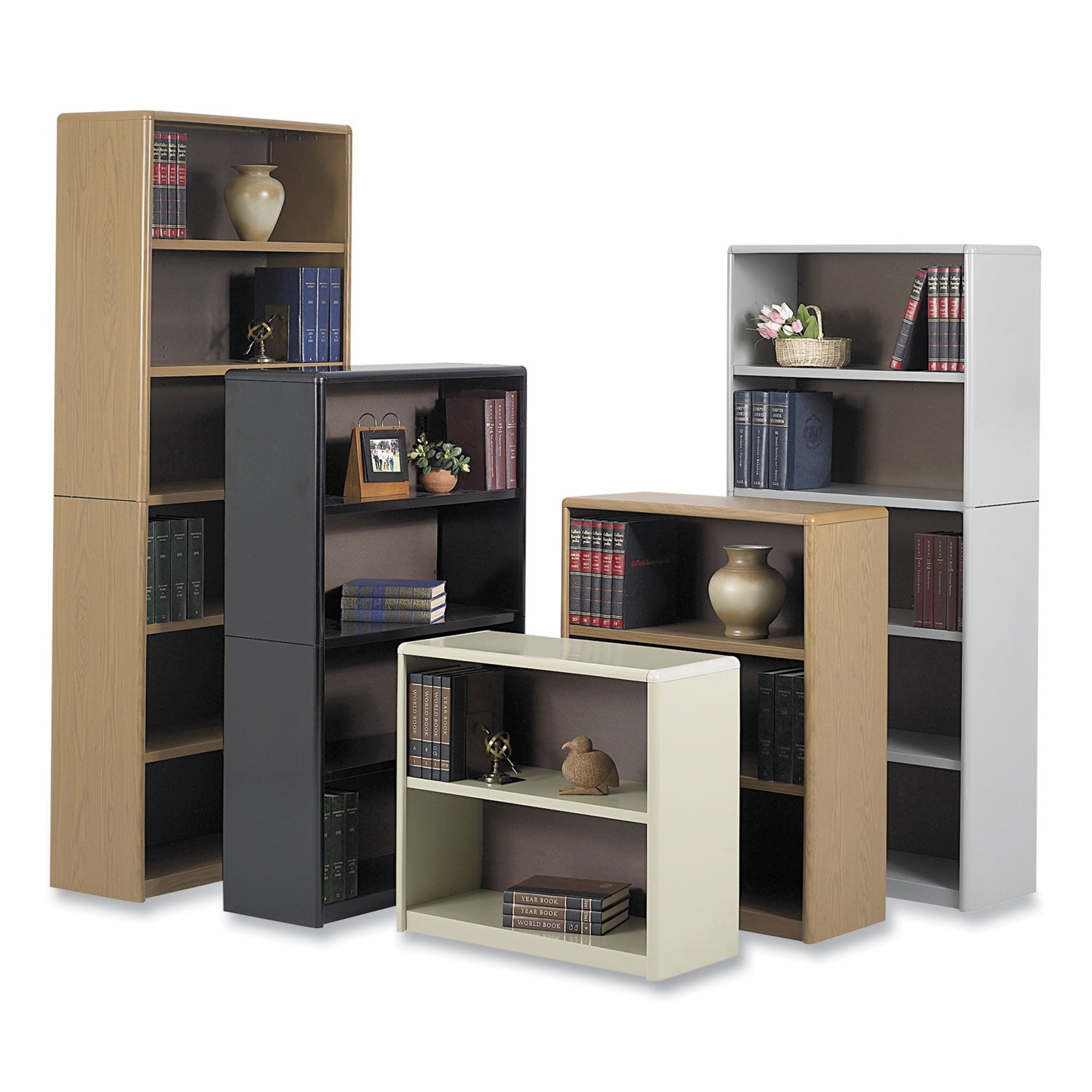 Bookcse Valuemate 5 Shelf Gry