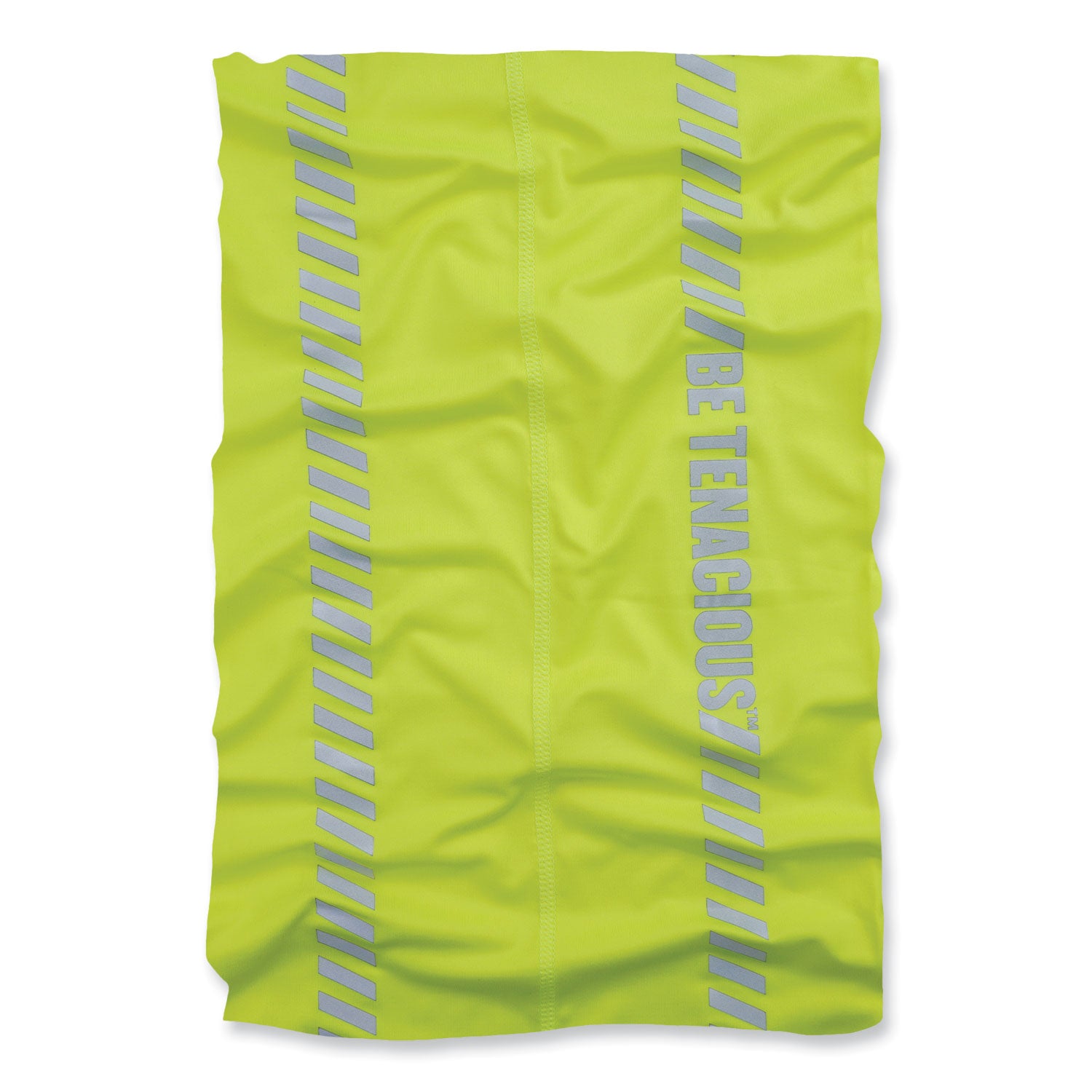 Ergodyne Chill-Its 6487R Cooling Multi-Band, Lime, Fabric/Polyester/Microfiber/Spandex, Knit, Moisture Wicking, Wind & UV Resistant, Anti-odor, Stretchable, High Visibility, Reflective Accent, 1 Each