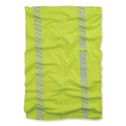 Ergodyne Chill-Its 6487R Cooling Multi-Band, Lime, Fabric/Polyester/Microfiber/Spandex, Knit, Moisture Wicking, Wind & UV Resistant, Anti-odor, Stretchable, High Visibility, Reflective Accent, 1 Each