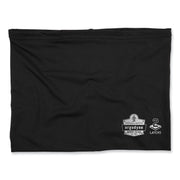 Ergodyne 6489 2-Layer Cooling Multi-Band, Large/Extra Large, Black, Polyester/MicroFiber/Spandex, 1 Each