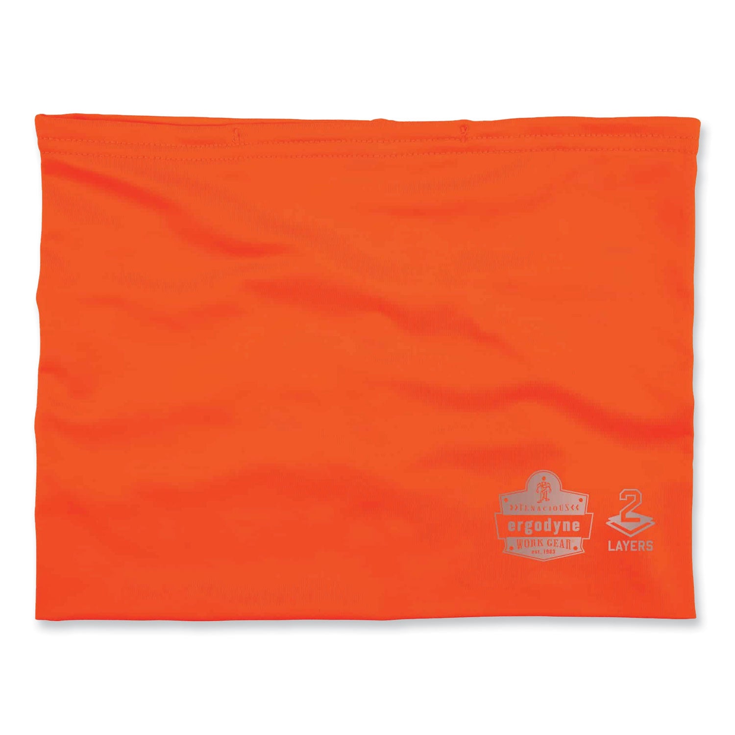 Ergodyne Chill-Its 6489 2-Layer Cooling Multi-Band, Large/XL, Polyester/MicroFiber/Spandex, Orange, 1 Each