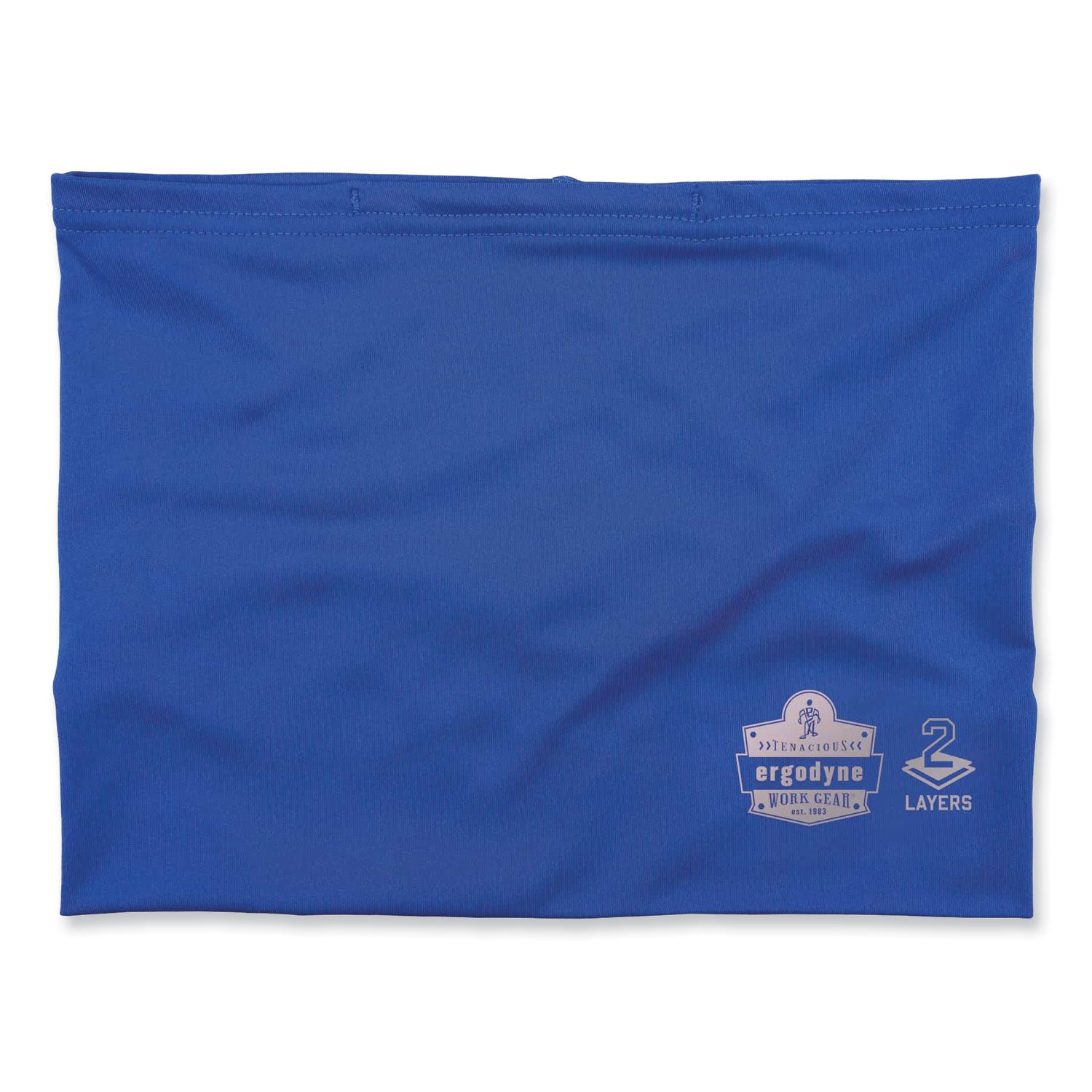 Ergodyne Chill-Its 6489 2-Layer Cooling Multi-Band, Small/Medium, Blue, Polyester/Microfiber/Spandex, 1 Each