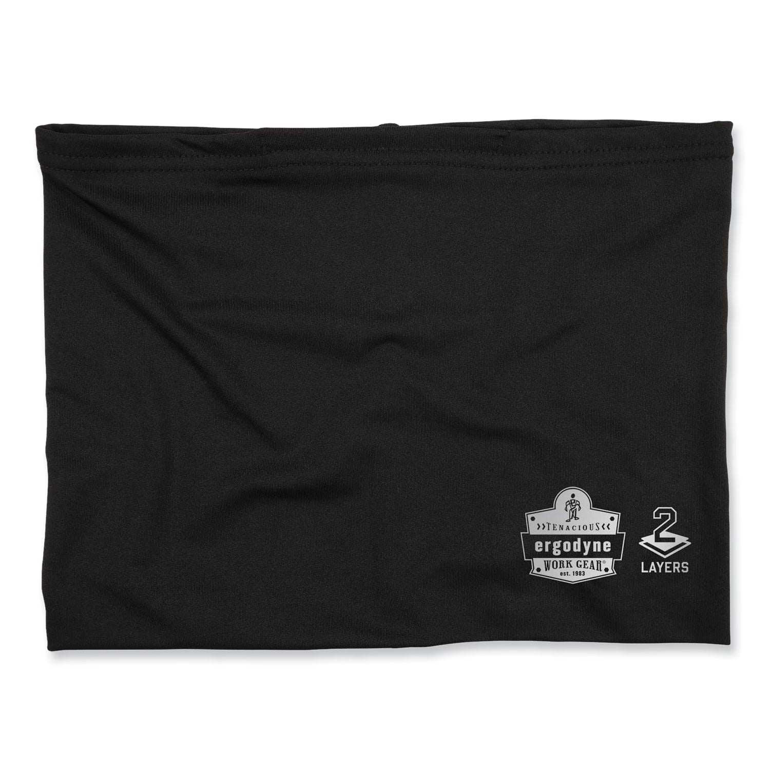 Ergodyne Chill-Its 6489 2-Layer Cooling Multi-Band, 2XL/3XL, Black, Polyester/MicroFiber/Spandex, 1 Each