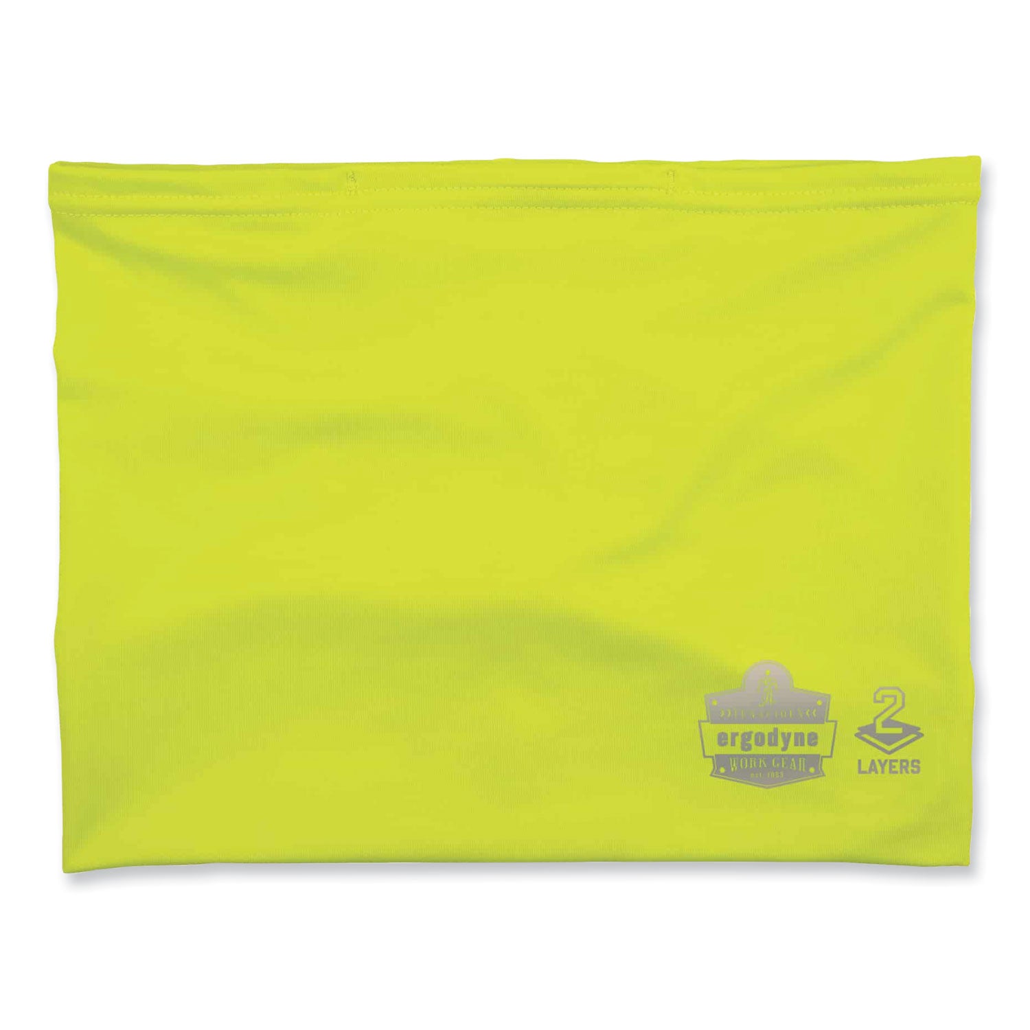 Ergodyne Chill-Its 6489 2-Layer Cooling Multi-Band, 2XL/3XL, Lime, Polyester/MicroFiber/Spandex, 1 Each