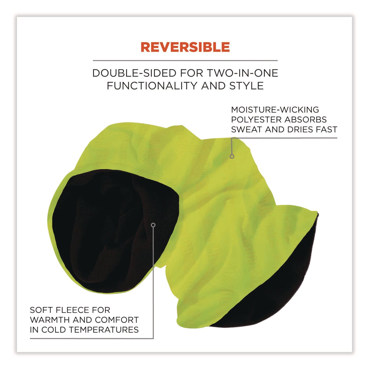 Fleece, Polyester - Lime