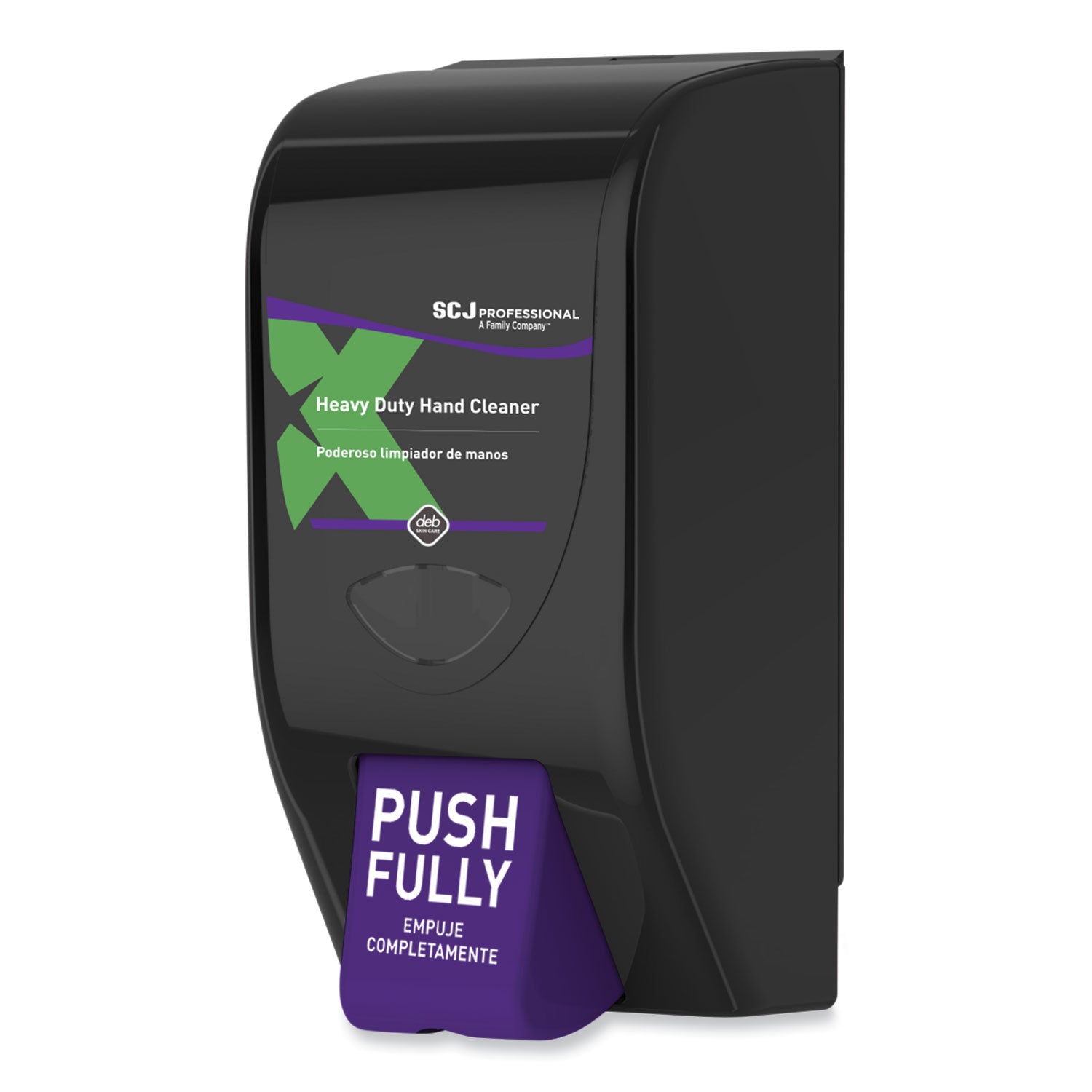 SC Johnson Foam Soap Dispenser - Manual - Durable, Vandal Resistant, Damage Resistant, Wall Mountable, Antimicrobial, Anti-bacterial - Black - 1 Each