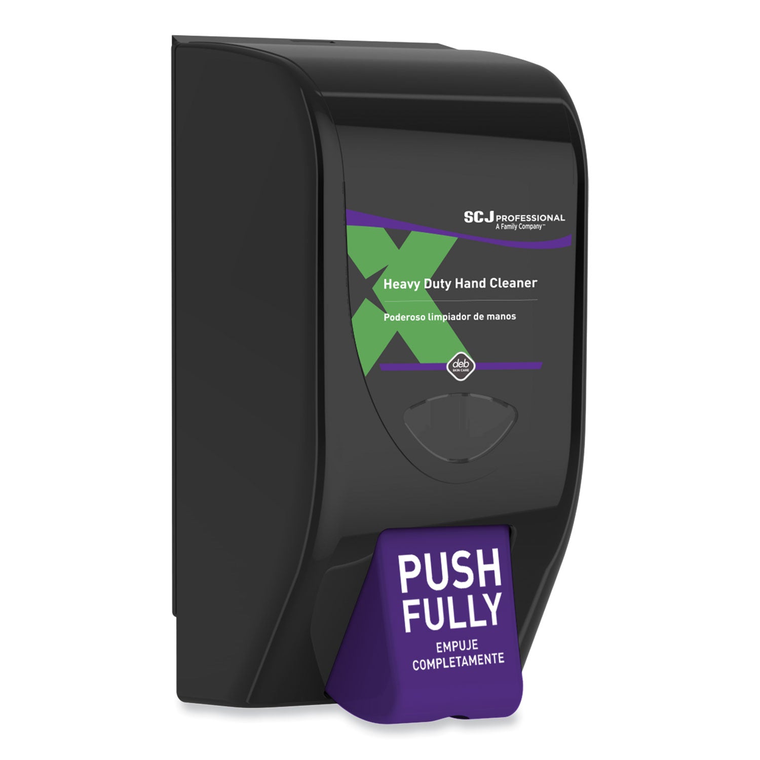 SC Johnson Foam Soap Dispenser - Manual - Durable, Vandal Resistant, Damage Resistant, Wall Mountable, Antimicrobial, Anti-bacterial - Black - 1 Each