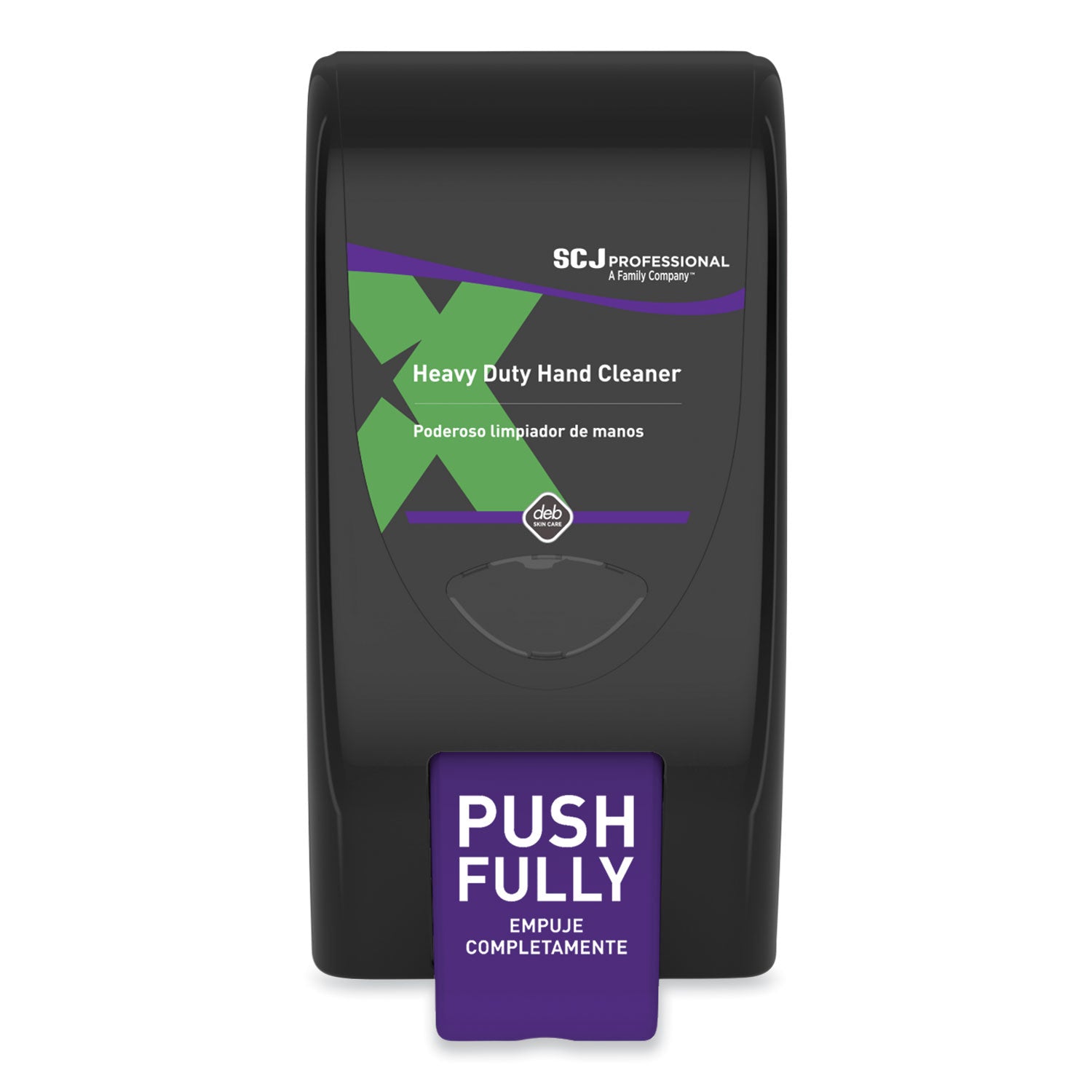 SC Johnson Foam Soap Dispenser - Manual - Durable, Vandal Resistant, Damage Resistant, Wall Mountable, Antimicrobial, Anti-bacterial - Black - 1 Each