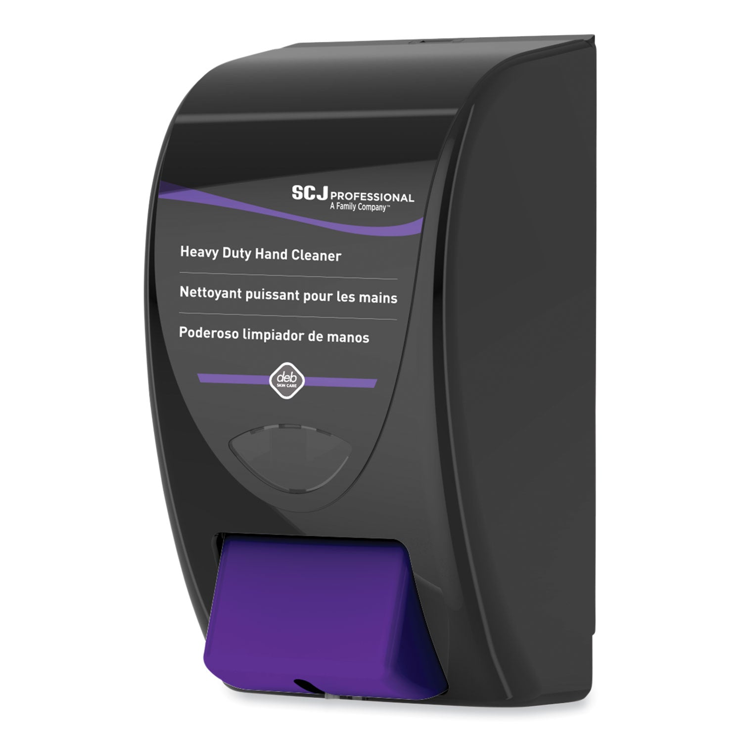 SC Johnson Hand Soap 2000 Manual Dispenser - Manual - 2.11 quart Capacity - Durable, Antimicrobial, Locking Mechanism, Site Window - Black - 1 Each
