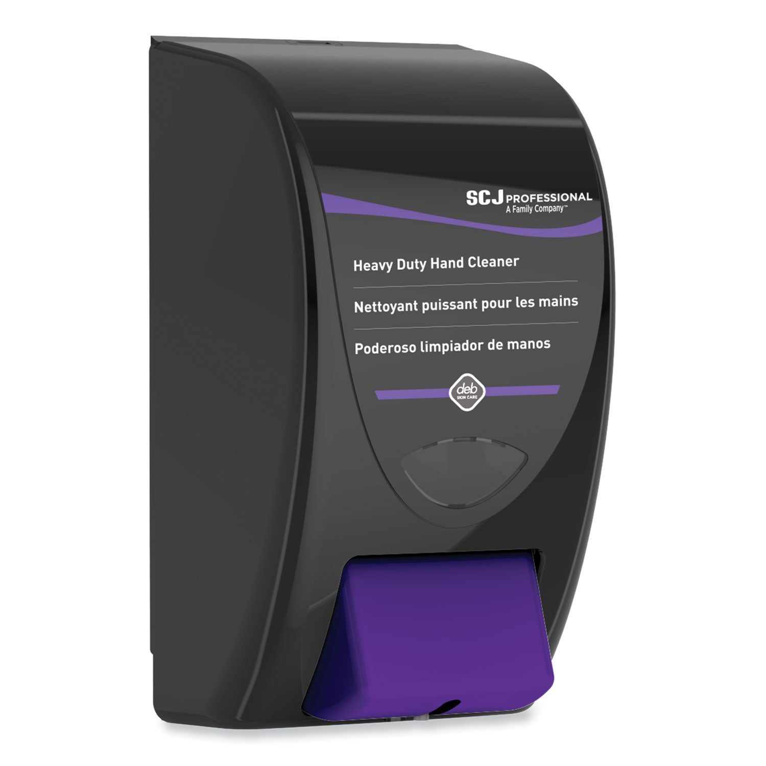 SC Johnson Hand Soap 2000 Manual Dispenser - Manual - 2.11 quart Capacity - Durable, Antimicrobial, Locking Mechanism, Site Window - Black - 1 Each