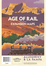 Capstone Games Age of Rail: La Pampa & Allegheny Expansion, Strategy Board Game of Building Railroads, 60 Minute Play Time, 3 to 6 Players, Ages 14 and Up