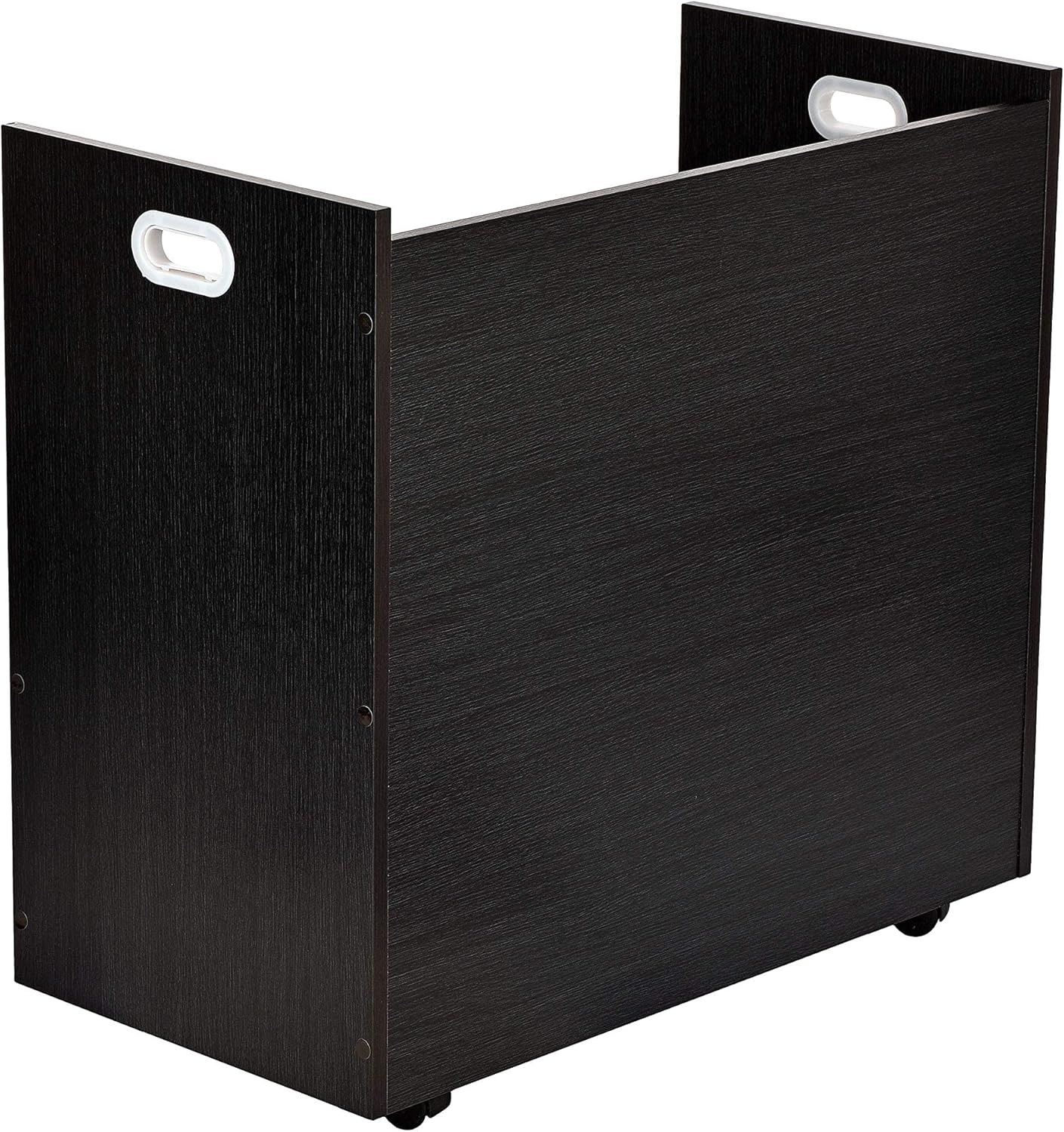 21-Slot Mobile Rolling Wood Blueprint Roll File Large Document Organizer