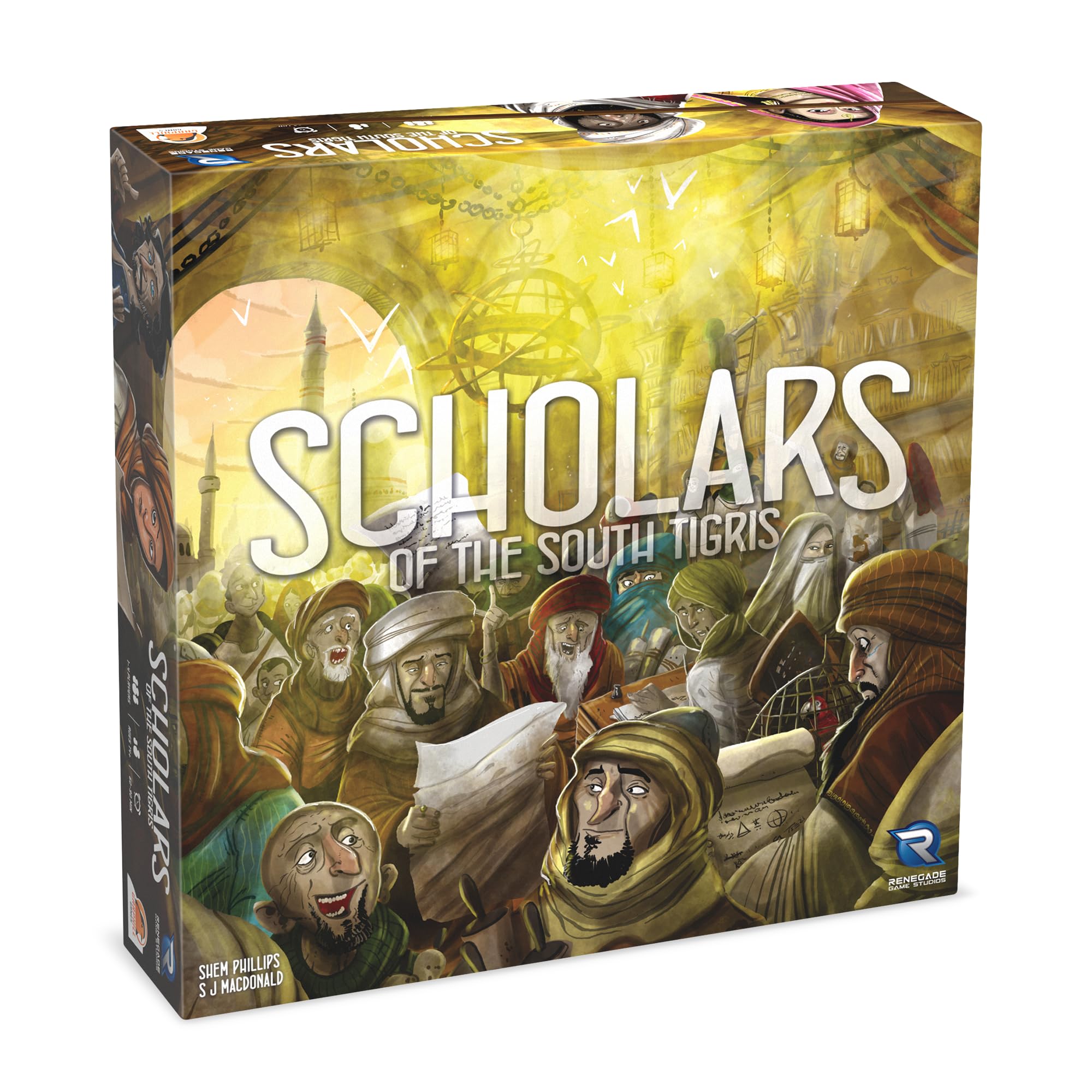 Renegade Game Studios: Scholars of The South Tigris, New Stand-Alone Game in The South Tigris Trilogy 1 to 4 Players 14 and up, 60-90 Minutes to Play, Amazing Shared Resource System