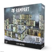 Rampart City Ruins Miniature Terrain Set – Modular Design Compatible with DND and 5E Tabletop RPG Games - Unpainted - for Ages 14 Years +