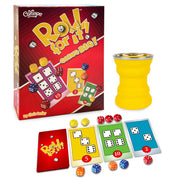 Calliope Games Roll for It Going Big - Fast-Playing Family Dice Game with Big Oversized Cards and Dice, Retirement Party Games, Fun Family Games for Travel, Parties, and Game Night - Red Edition