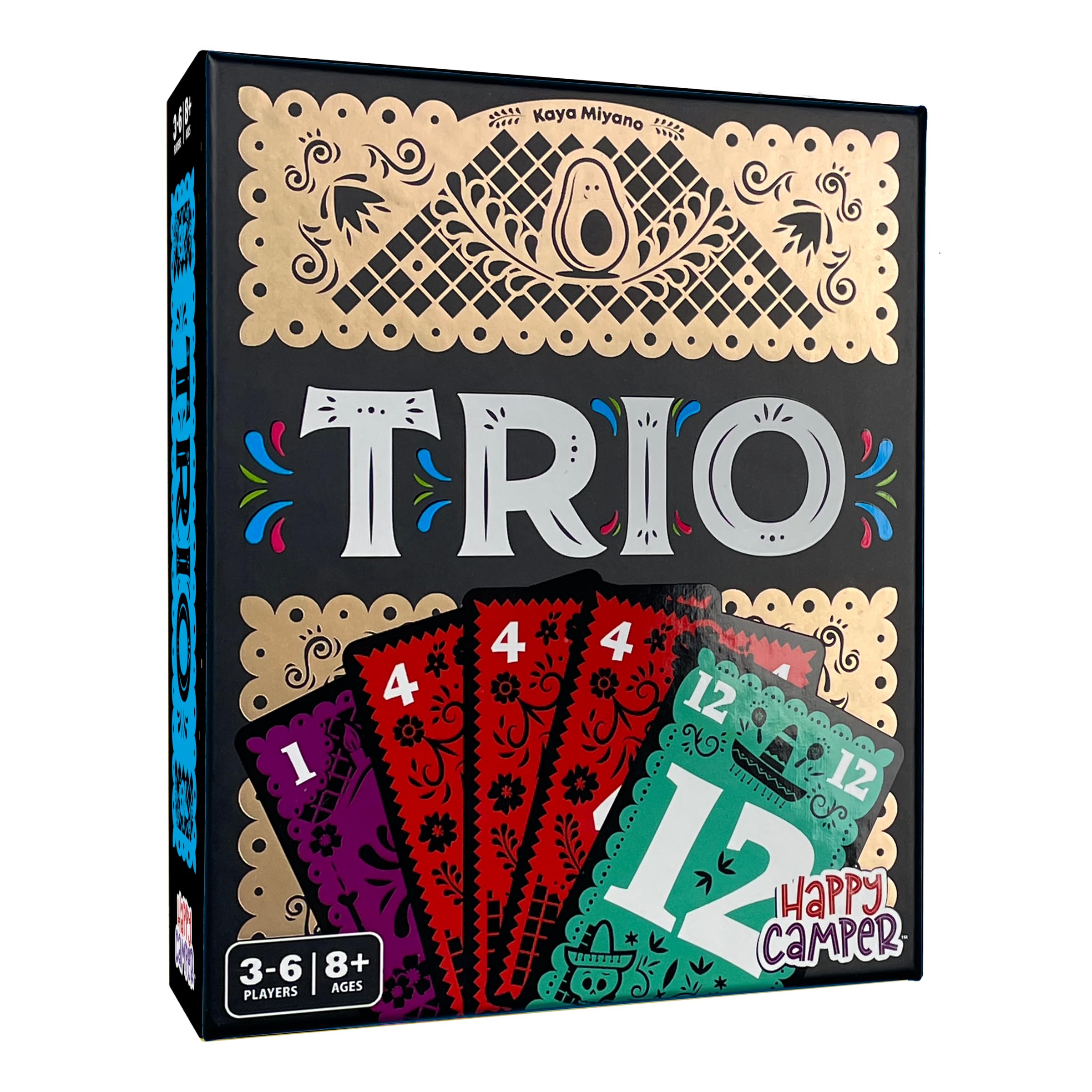 Happy Camper - Trio | Hottest New Family Game | Award-Winning | Game-of-The-Year | Perfect Stocking Stuffer | Great for Parties | 3-6 Players | Ages 8+