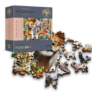 Puzzle: Jungle Cats, Woodcraft 501pc