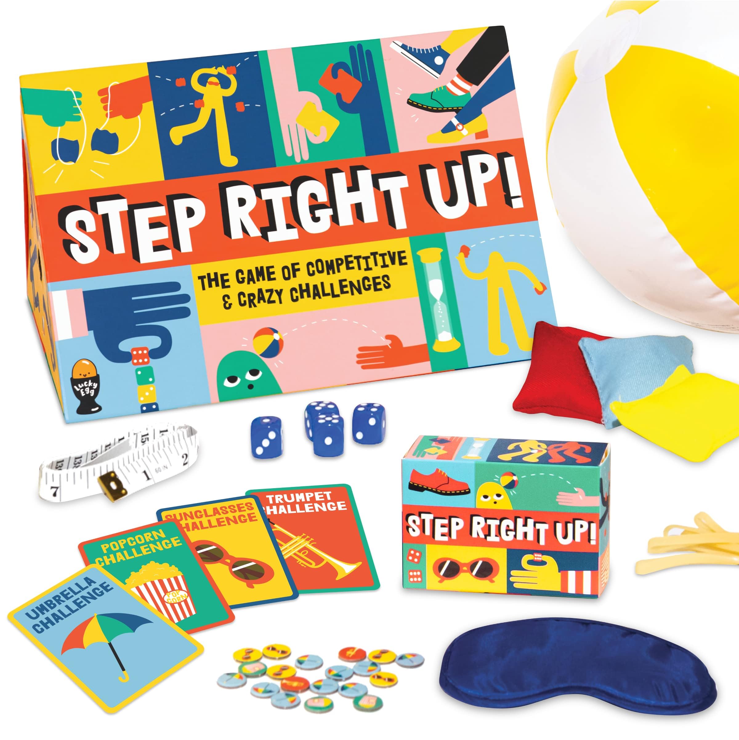Fun Family Game Night Step Right Up - Engaging Games for Teens and Kids - Party Games for Adults and Family - Indoor Family Games for All Ages - Fun, Interactive, and Easy to Learn