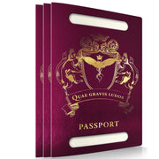 Modiphius: The Troubleshooters: Passport 3-Pack - RPG Accessory, Tri-Lingual English French German, Roleplaying Game, Immersive TTRPG Supplement
