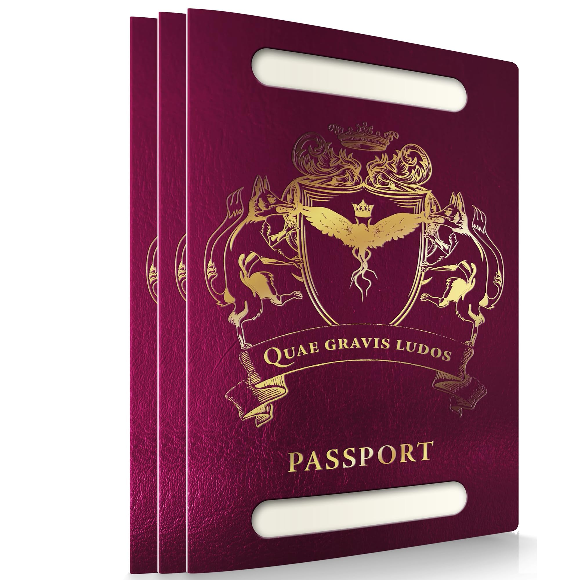 Modiphius: The Troubleshooters: Passport 3-Pack - RPG Accessory, Tri-Lingual English French German, Roleplaying Game, Immersive TTRPG Supplement
