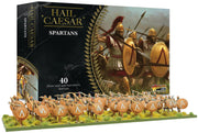 Warlord Games Hail Caesar: Spartans Military Table Top Wargaming Plastic Model Kit WGH-GR-01,Unpainted