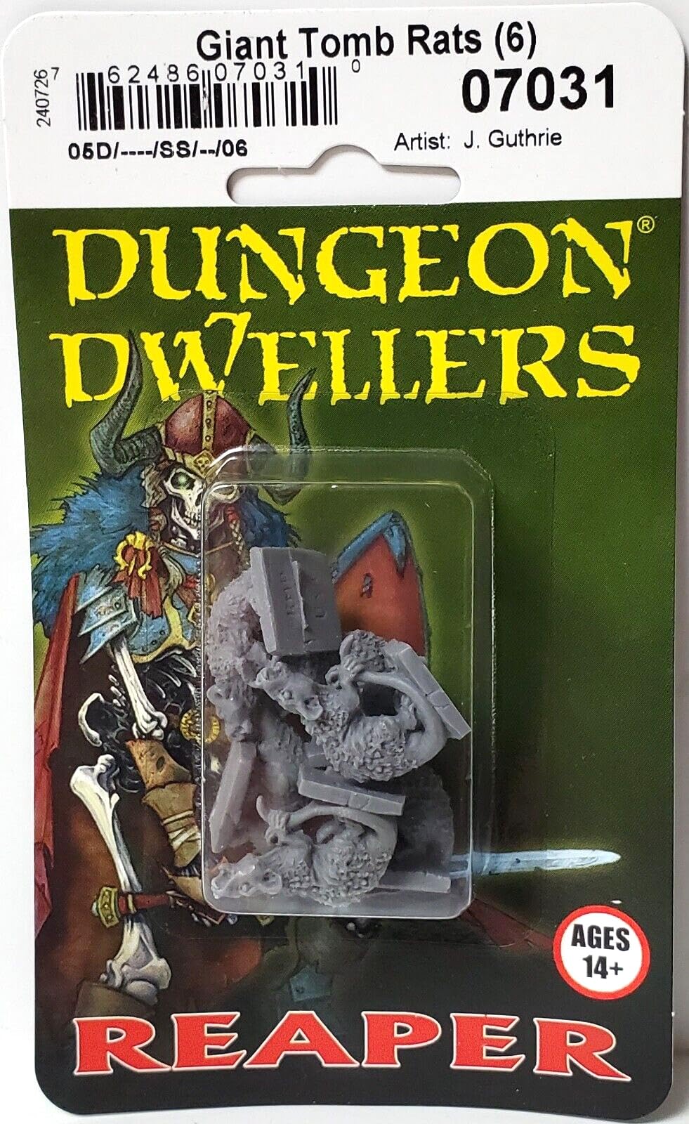 Dungeon Dwellers: Giant Tomb Rats (6)