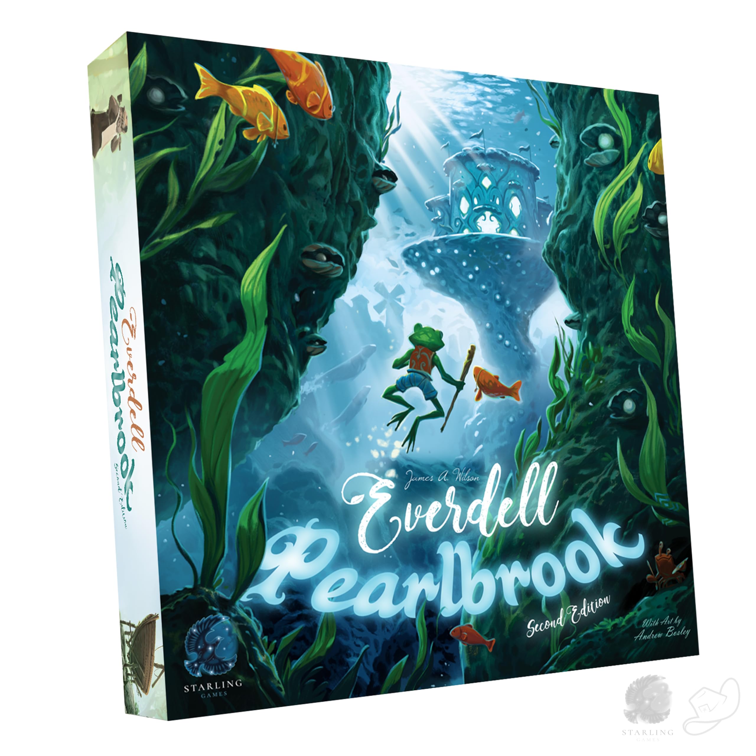 Everdell: Pearlbrook 2nd Edition Expansion | Strategic Board Game Add-On | Solo & Multiplayer | Ages 10+ | 1–4 Players | 60-90 Minutes Playtime