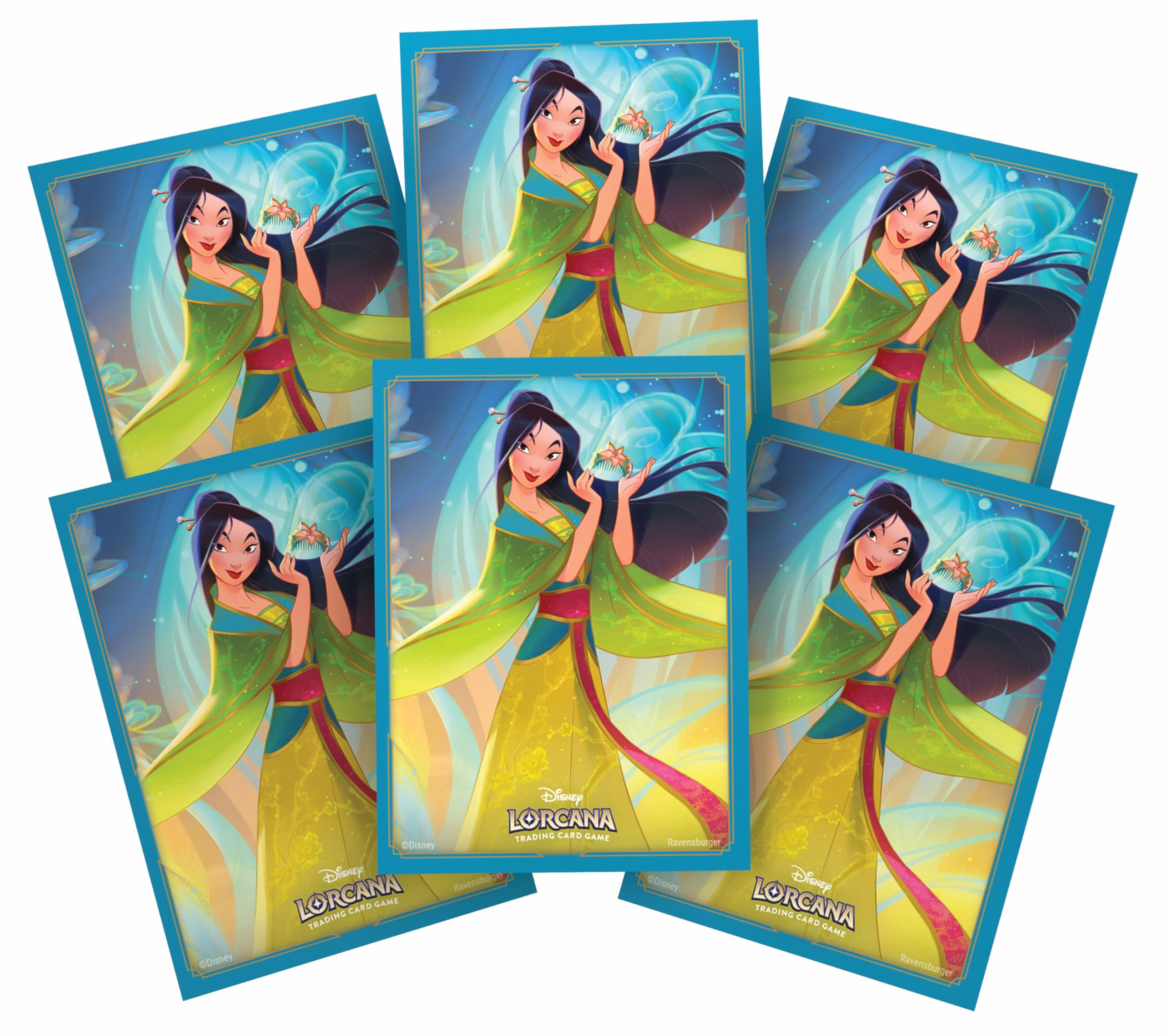 Ravensburger Disney Lorcana TCG Card Sleeve Pack – Mulan: Considerate Diplomat | 65 Protective Sleeves for TCG Decks | Ages 8+