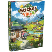 Asmodee Cozy Stickerville Board Game - Narrative Strategy Game of Village Building & Storytelling, Family-Friendly Fun for Kids & Adults, Ages 8+, 1-6 Players, 30 Minute Playtime