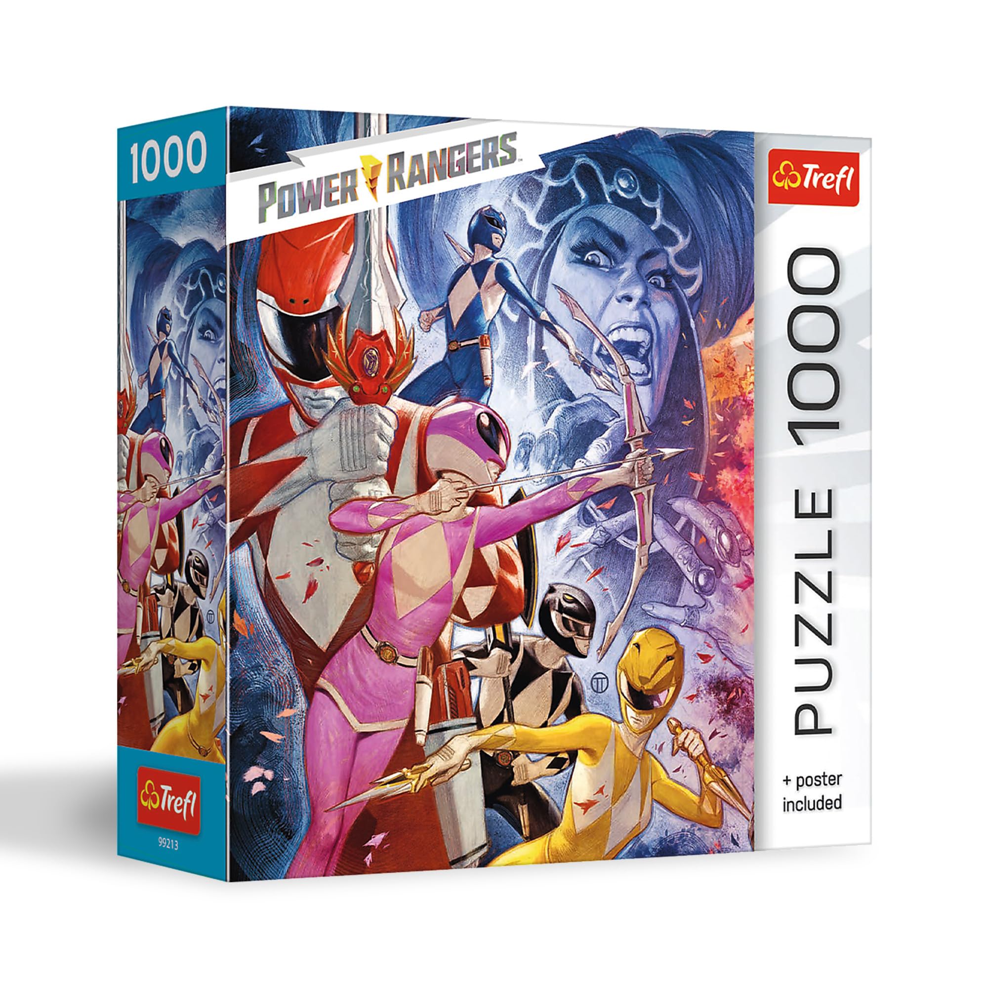 Trefl Power Rangers - Good vs. Evil 1000 Piece Jigsaw Puzzle 27"x19" Print, DIY Puzzle, Creative Fun, Classic Jigsaw for Adults and Children from 14 Years Old