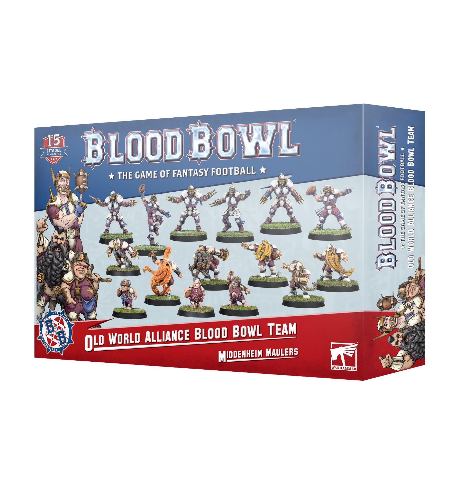 Games Workshop - Blood Bowl: Old World Alliance Blood Bowl Team: The Middenheim Maulers, Black