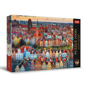 Trefl Premium Plus Quality - Puzzle Photo Odyssey: View of Gdańsk, Poland - 1000 Pieces, Unique Photographic Series, Perfect Piece Fit, for Adults and Children from 14 Years