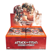 UniVersus: Attack on Titan: Origins of Power - Booster Display - Includes 24 Booster Packs (11 Cards Ea), Deck-Building Card Game, Randomly Assorted