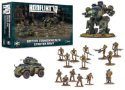 Warlord Games British Commonwealth Starter Army for Konflikt 47 Highly Detailed 28mm Scale Miniatures