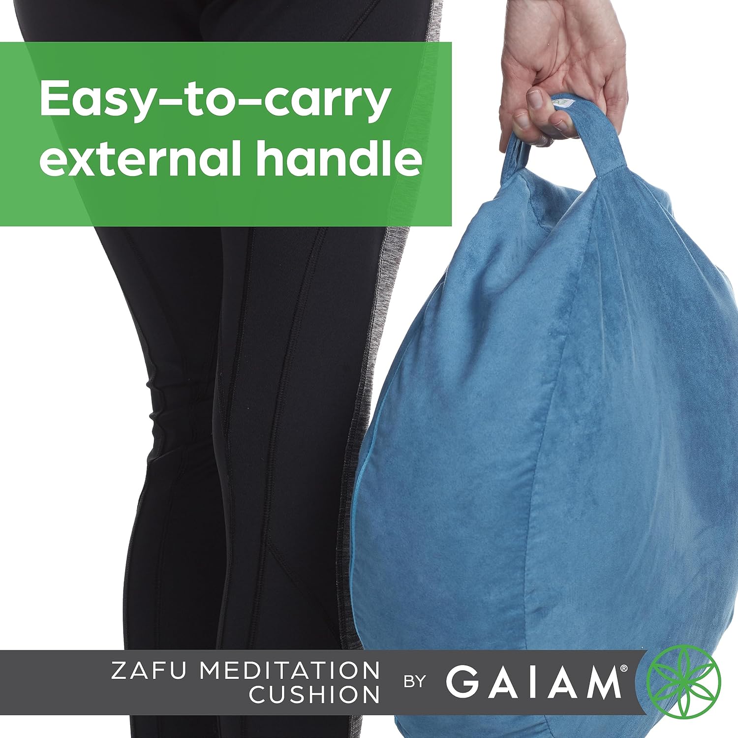 Gaiam Ergonomic Buckwheat - Zafu/Purple