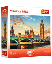 Trefl Westminster Bridge 1000 Piece Jigsaw Puzzle 27"x19" DIY Puzzle, Creative Fun, Classic Jigsaw for Adults and Children from 12 Years Old