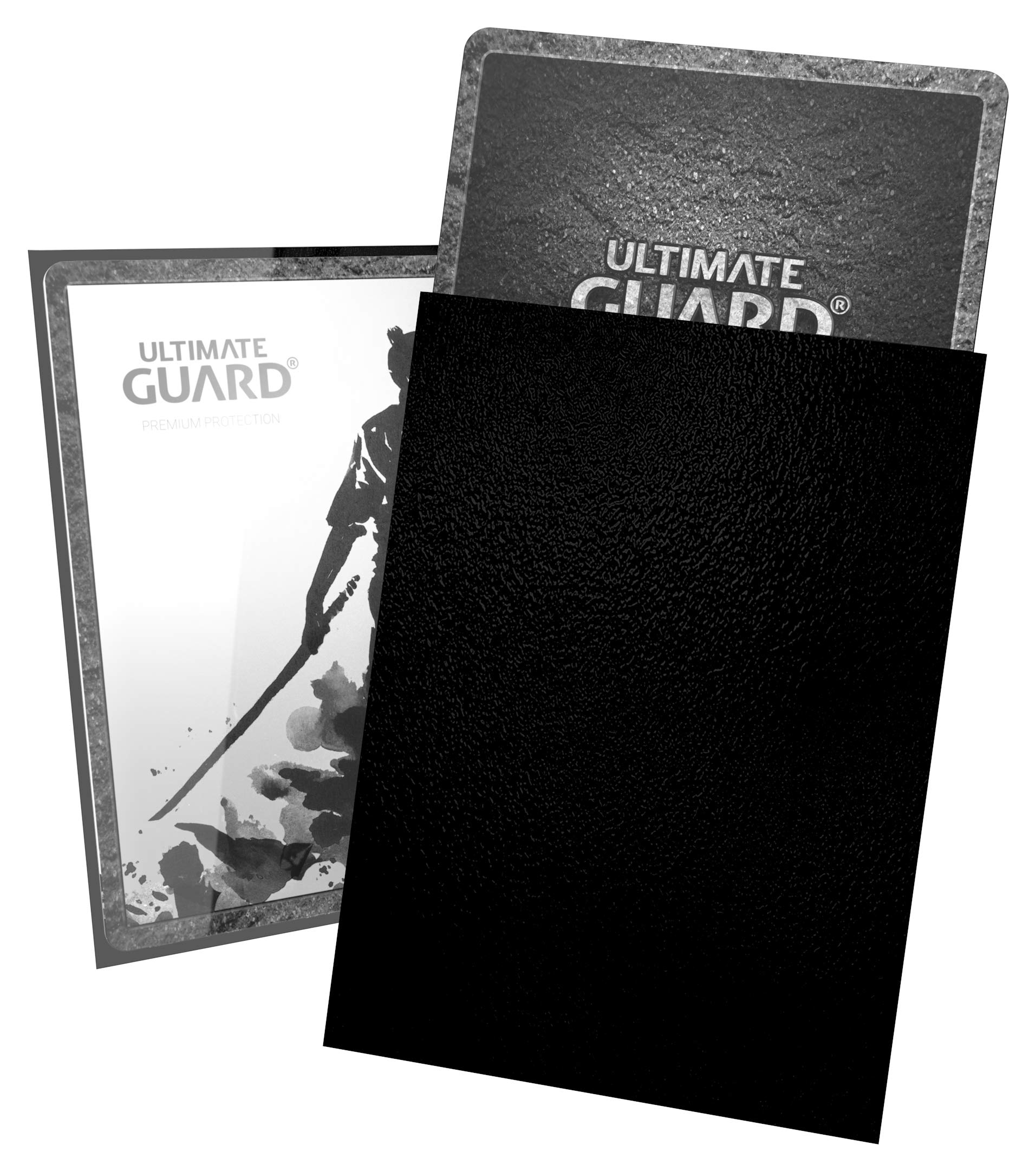 Ultimate Guard Katana Card Sleeves: 100 Standard Size TCG Sleeves, 66 x 91mm, Black Back, Tournament Quality, No PVC & Acid-Free, High Clarity