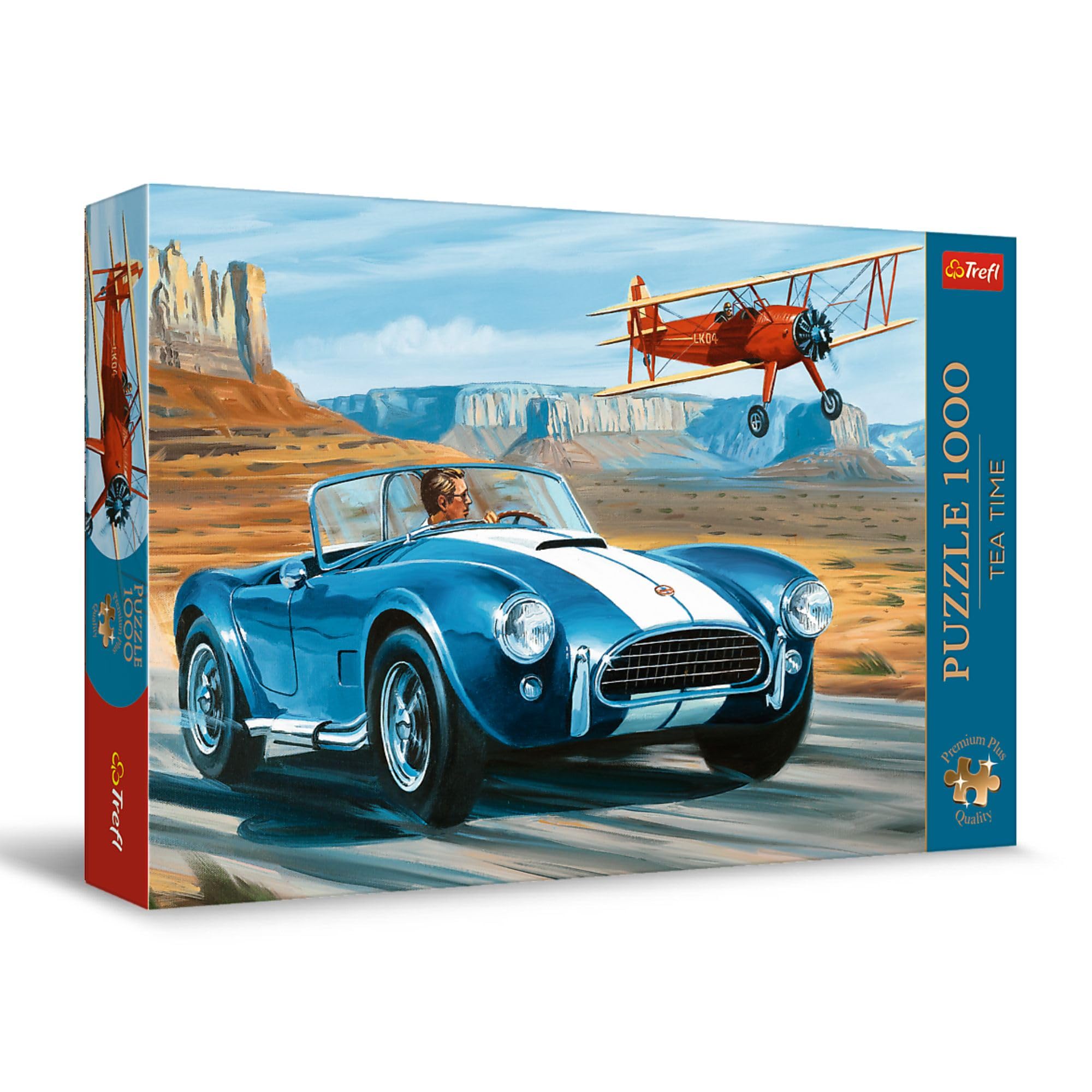 Trefl Premium Plus Quality - Puzzle Tea Time: Desert Race - 1000 Pieces, Series of Painted Nostalgic Images, Perfect Piece Fit, for Adults and Children from 14 Years