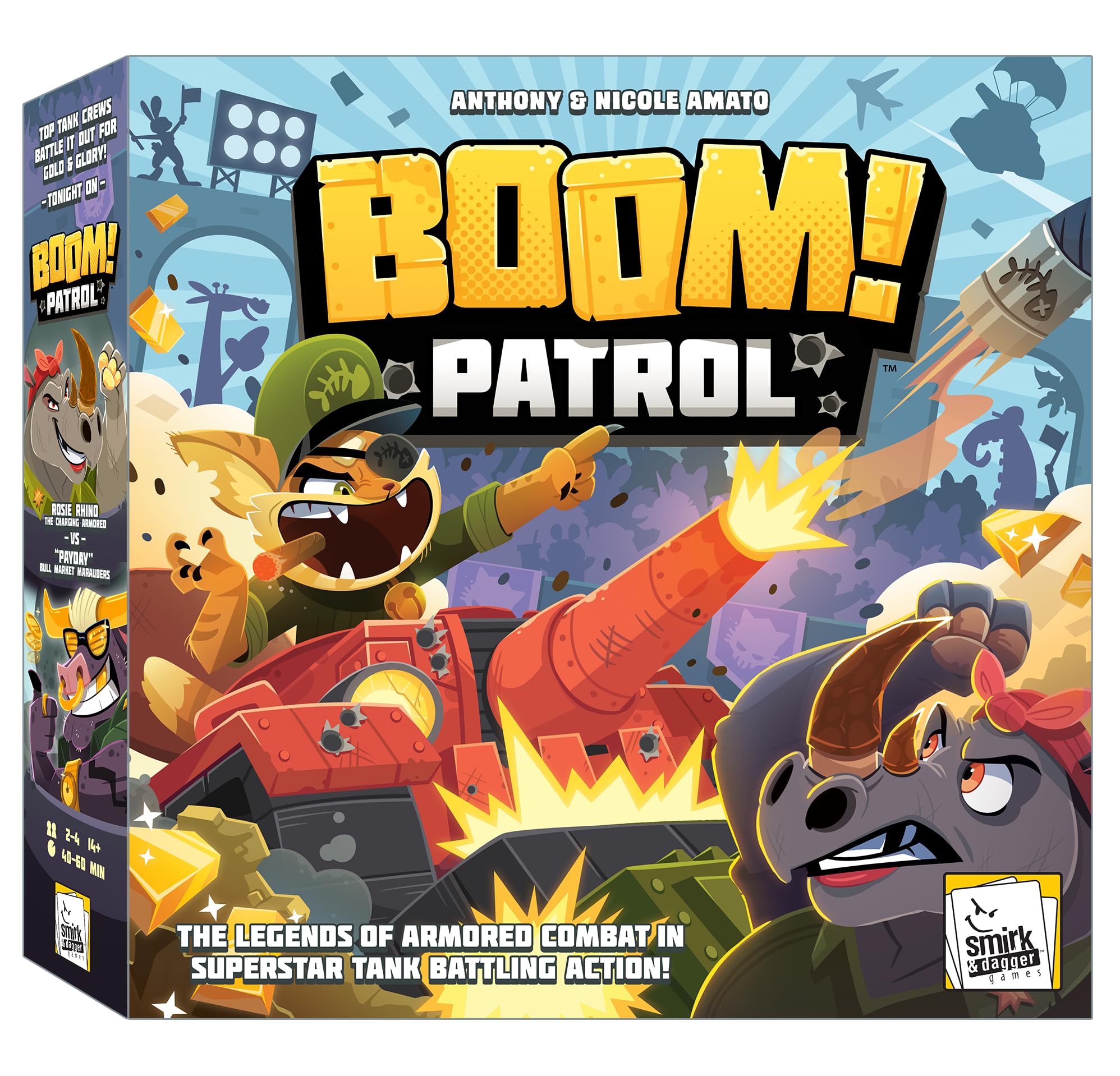 Smirk & Dagger, Boom Patrol - for Ages 14 and Up, 2 to 4 Players