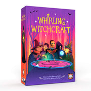 AEG Whirling Witchcraft | Use Recipes, Generate Magical Ingredients & Overflow Opponent's Cauldron | Halloween Board Game | 2-5 Players | Ages 10+
