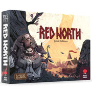 Mighty Boards: Red North - Combative Board Game of Hidden Information, Norse Warrior Raiding Parties, Bluff & Battle, Conquests, Ages 14+, 2-4 Players
