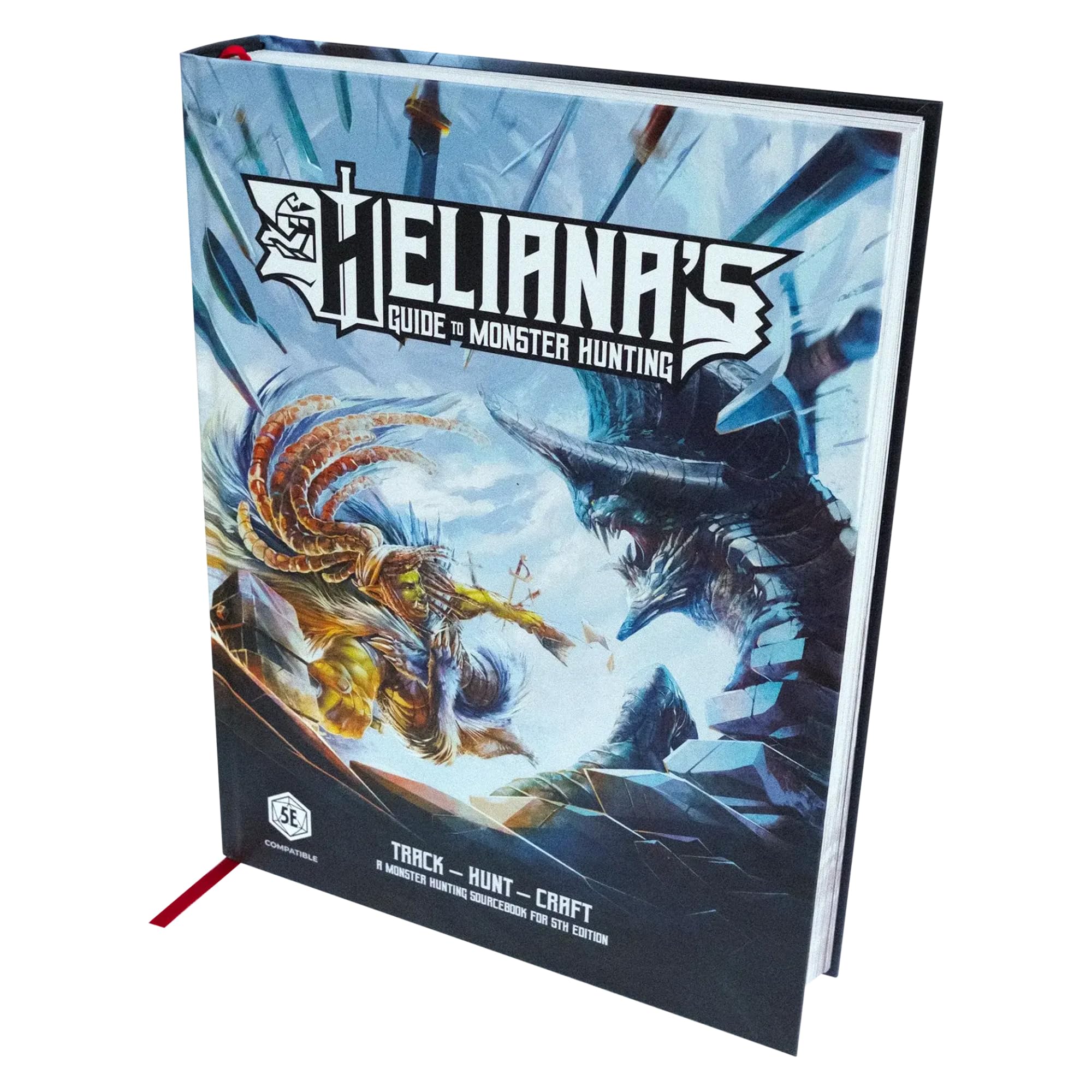 Loot Tavern | Heliana’s Guide to Monster Hunting Core Edition | Hardcover Fantasy TTRPG with Tracking, Crafting, and Tamer Class for DND 5e