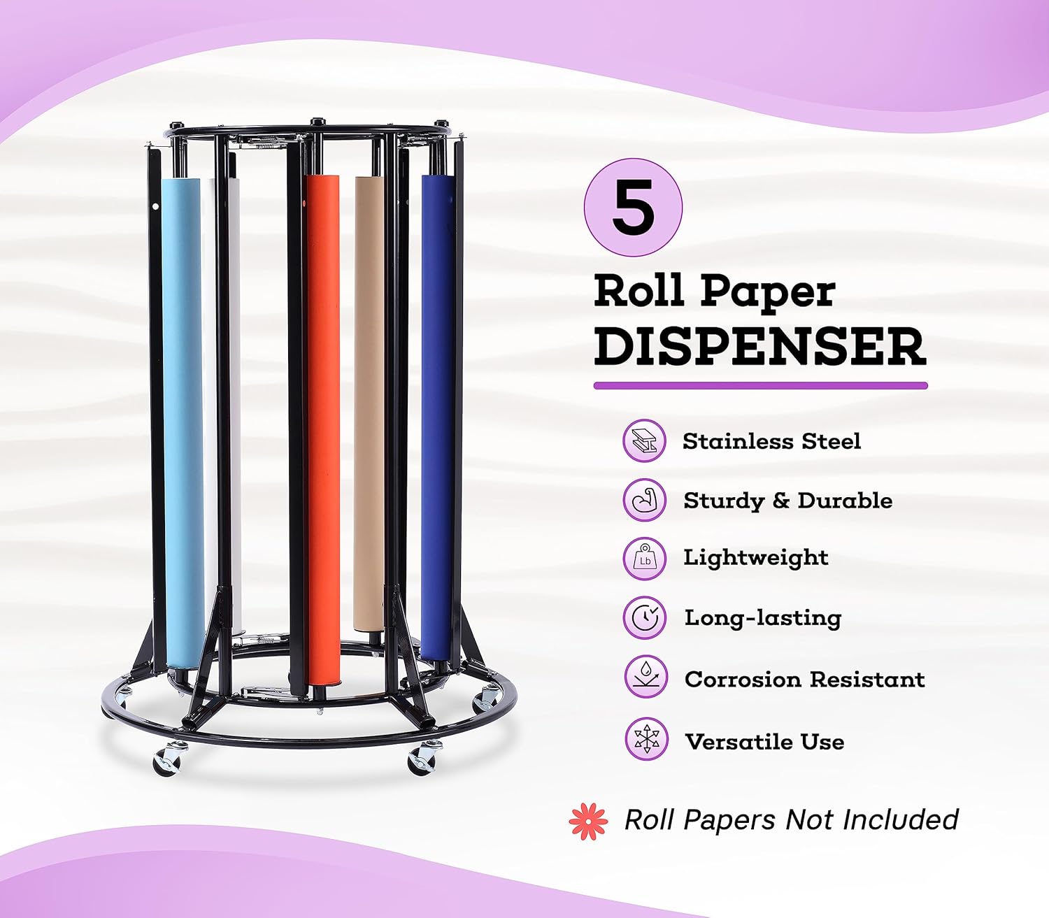 PAPER ROLL DISPENSER (5 ROLL)