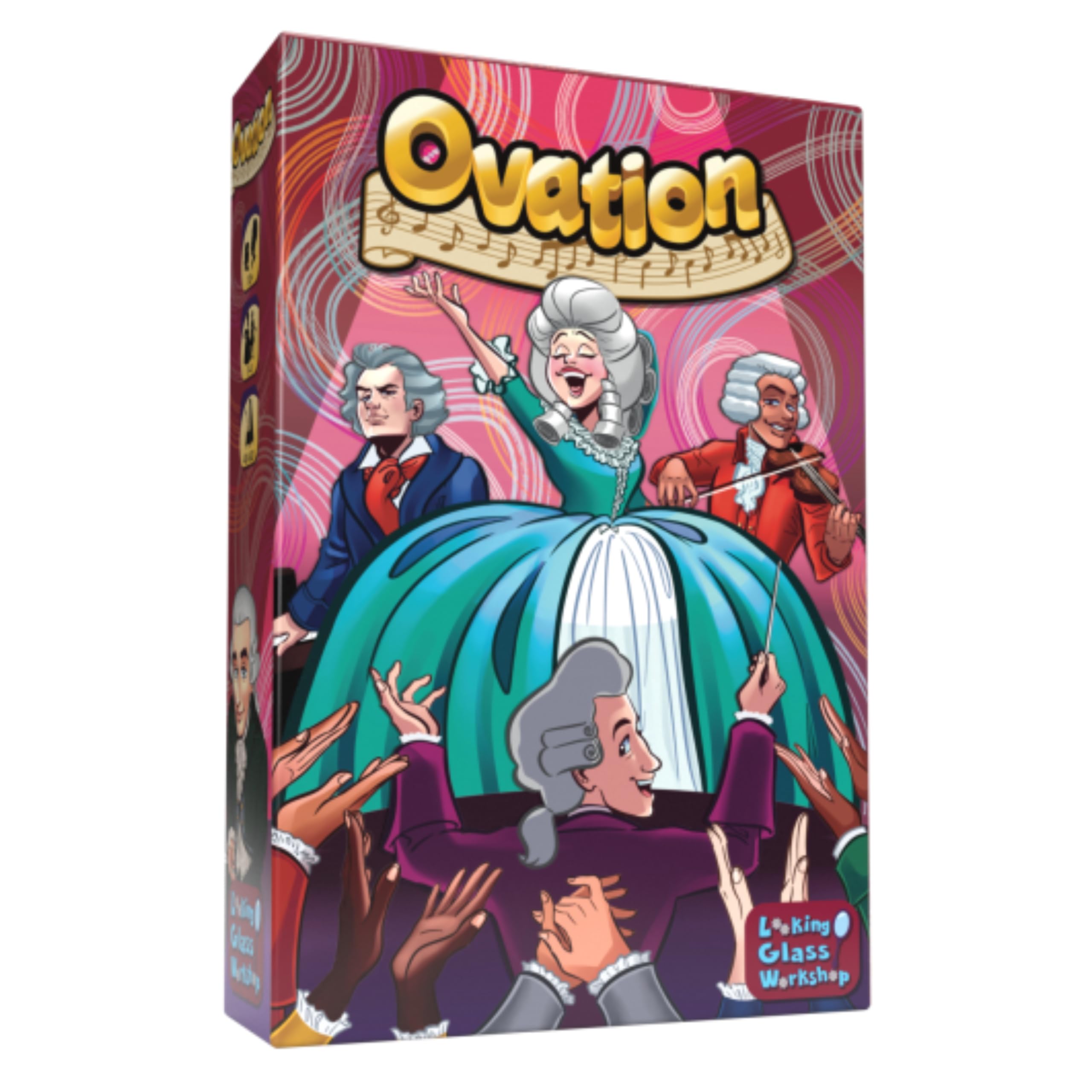 Grand Gamers Guild Ovation - Classical Composer Engine-Building Game for 1-4 Players